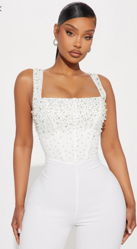 Special Moments Jumpsuit - White