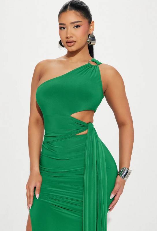 It's Called Elegance Maxi Dress - Emerald
