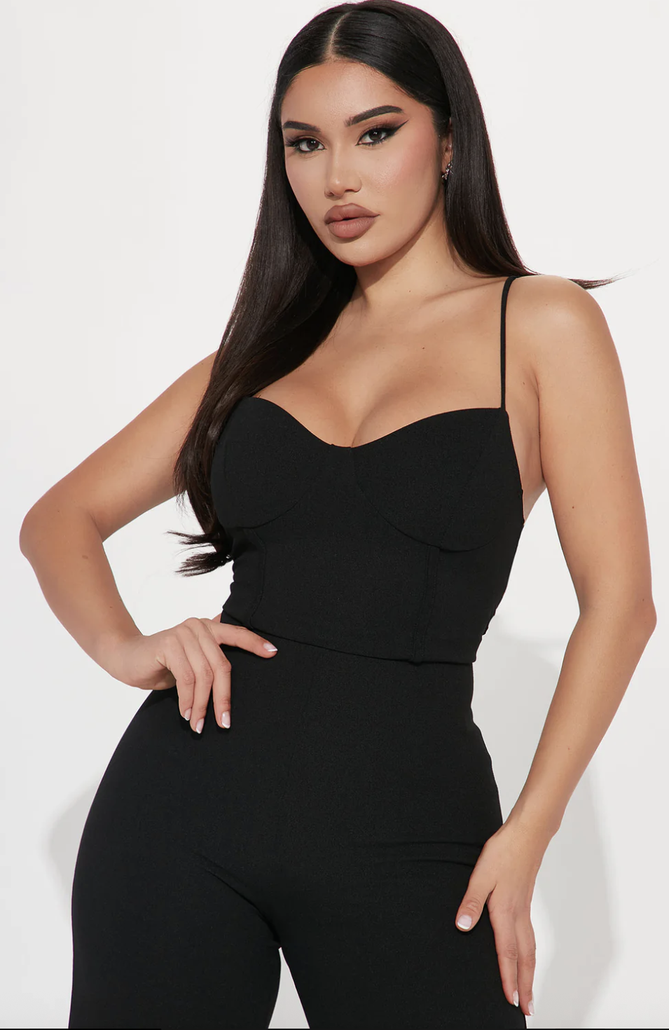 Taking Notes Jumpsuit - Black