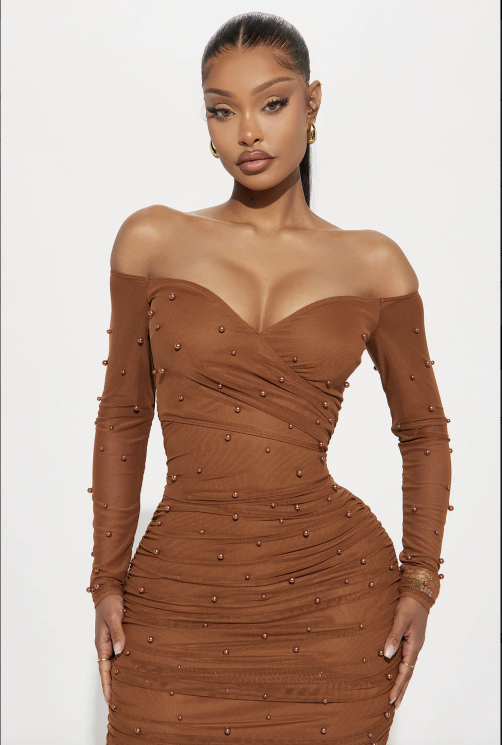 Adah Mesh Midi Dress