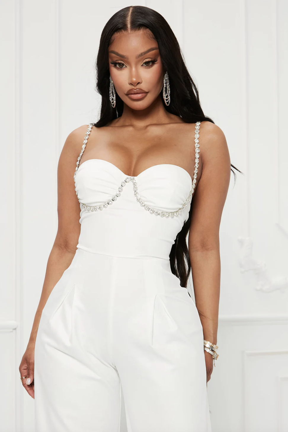 Let's Get Married Jumpsuit - White