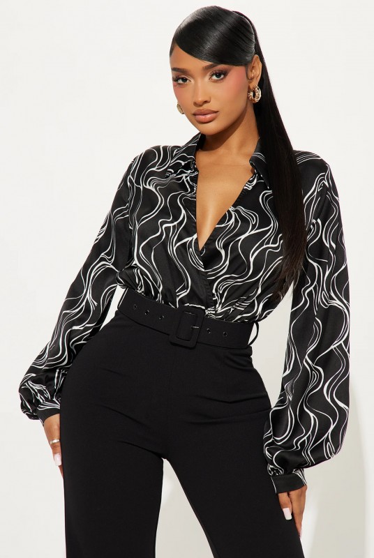 Corporate Girly Jumpsuit - Black/combo